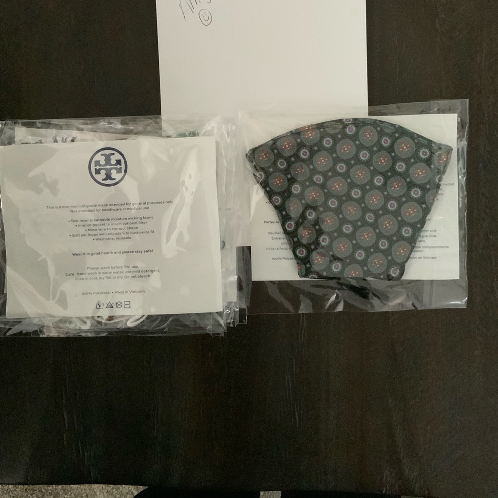 Tory Burch face mask